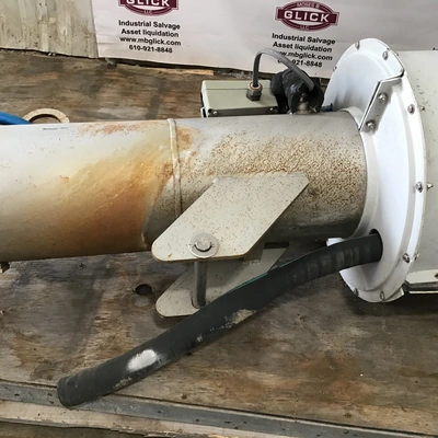 Huber Rotamat 3.3 Fine Screen 10” Waste Water Sludge Auger Stainless Steel