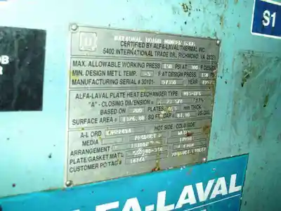 USED ALFA LAVAL M15-BFG