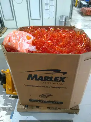 90cc & 200cc | Orange / Amber Multipurpose Bottles  Wide Mouth Lot of Mixed Gaylord - New Other