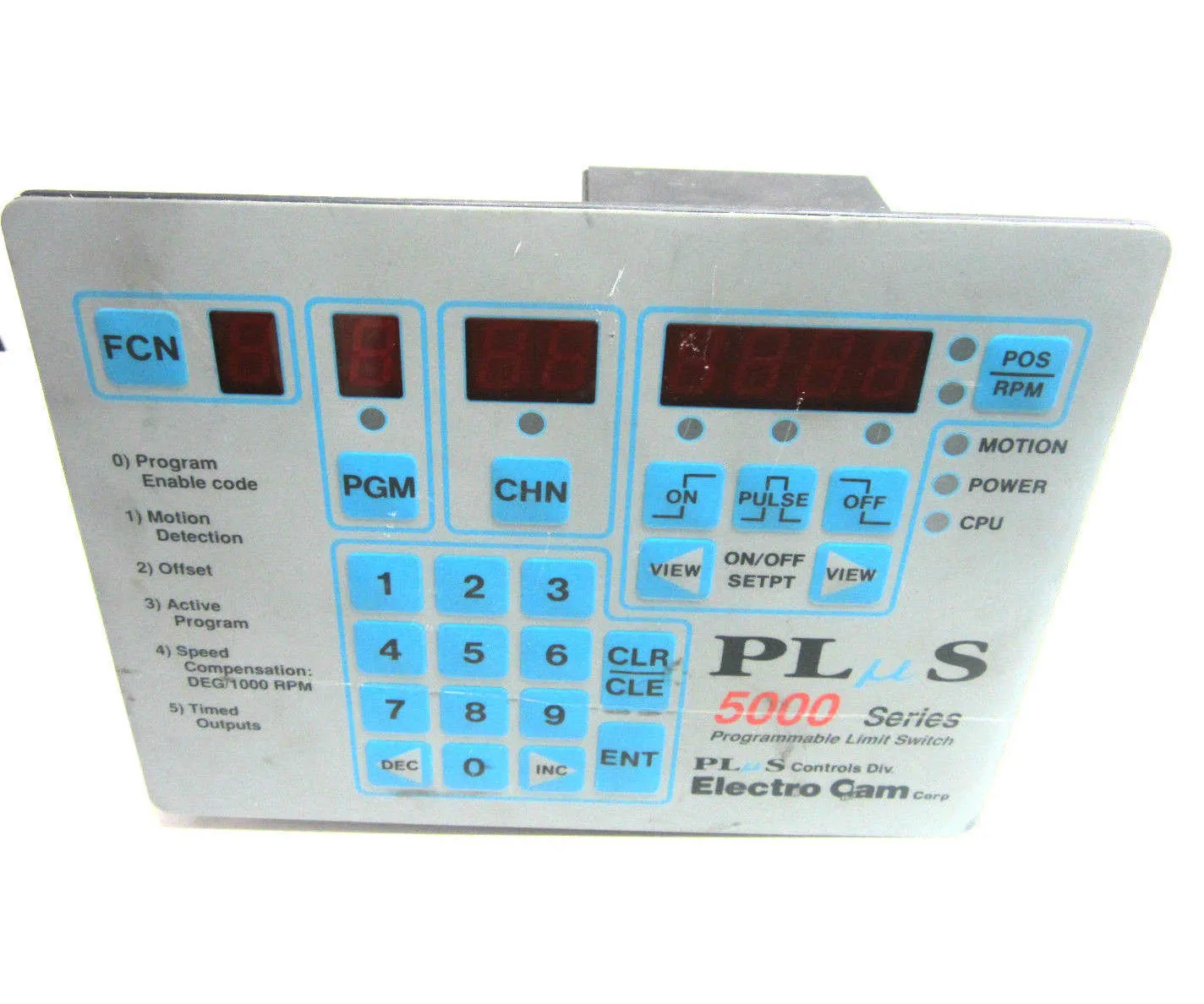 USED Electro Cam PS-5024-10-M09 Plus 5000 Ser. Programmable Limit Switch PS502410M09
