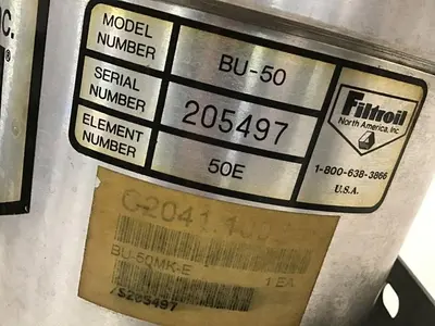 USED FILTROIL BU-50
