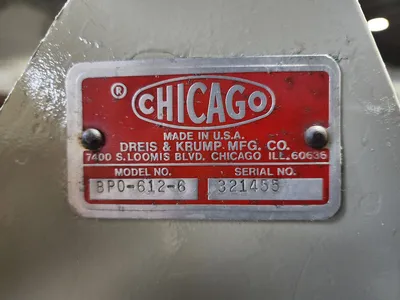 USED CHICAGO BPO-612-6 S# 321455