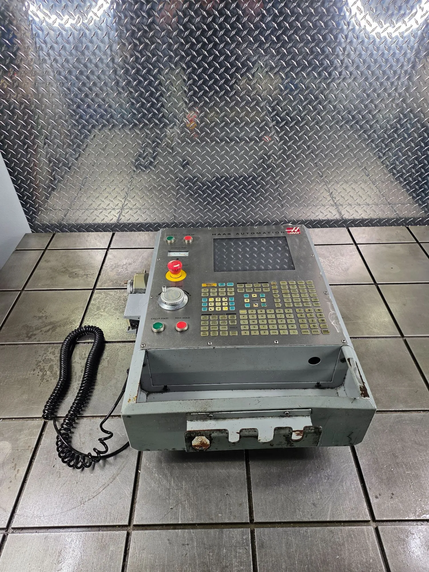2005 HAAS CNC Control Pendant Operators Control With Manual Pulse Generator USA #8424