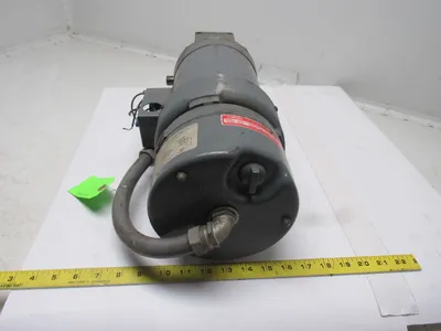 Dayton 4Z298B 10:1 R 1725 RPM 230/480V Gear Reducer Motor Brake 7/8" RH Shaft