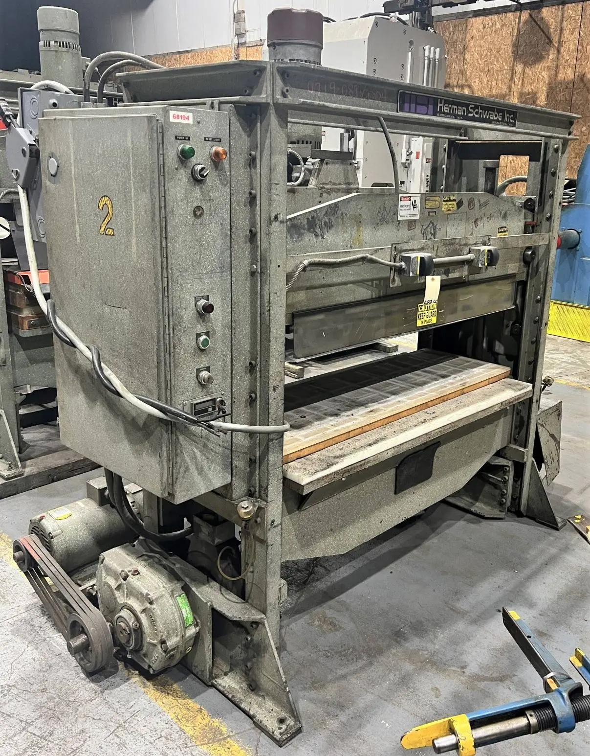 USED HERMAN SCHWABE HERMAN SCHWABE MFH PRESS