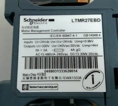 Schneider Electric LTMR27EBD Motor Management Controller 4E-6