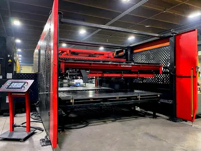 Used 2017 AMADA LCG-3015 AJ FIBER Laser Cutters Illinois US | Machine Factory Outlet #1264019