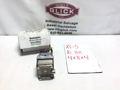 Barksdale CDPD2H-A80SS Dialmatic Pressure Switch Type 4 Proof Pressure 160PSI 11Bar