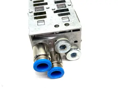 Used FESTO SUB-BASE VALVE MANIFOLD TERMINAL VMPA2-FB-AP-2-1 Solenoid Valves Michigan US | Maverick Industrial Sales #1089303