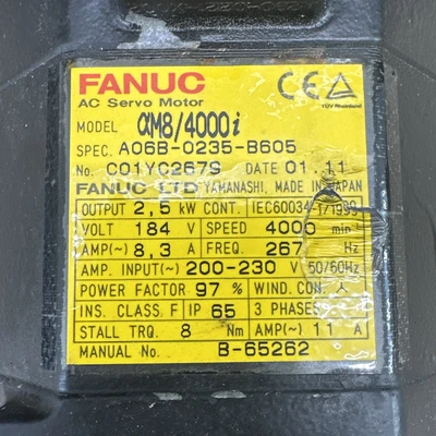 USED FANUC A06B-0235-B605