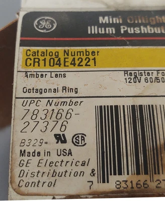 NEW GENERAL ELECTRIC CR104E4221