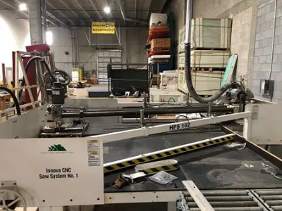 Used 2012 HENDRICK HPS 102 SIPS Single-Line Beam Saws Ontario CA | Aldan Woodworking Machinery #1252744