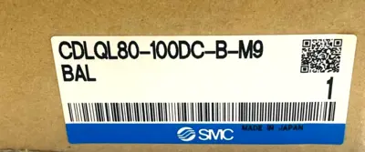 NEW SMC CDLQL80-100DC-B-M9BAL COMPACT CYLINDER W/LOCK CDLQL80100DCBM9BAL