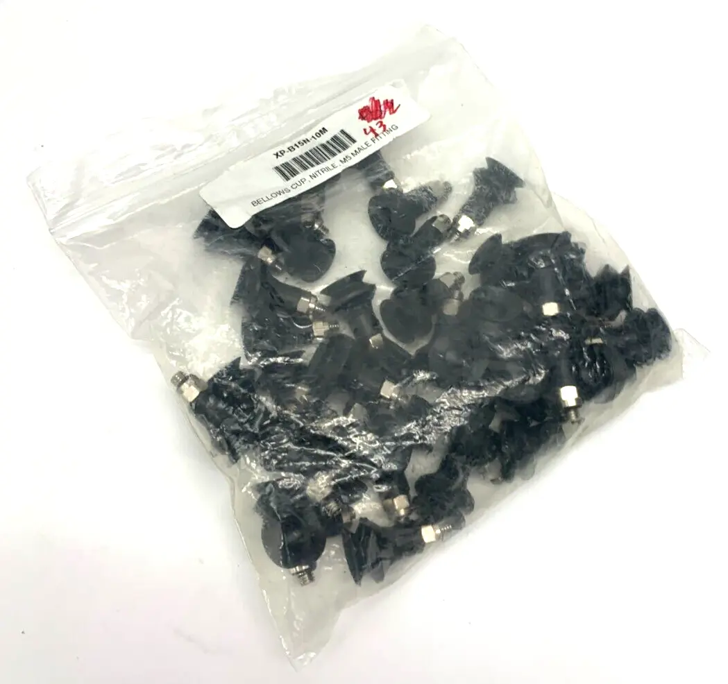 New | in-Stock Edco Nitrile Bellows Cup M5 Male Fitting Vacuum Lifts, Sheet Metal Lifters Michigan US | Maverick Industrial Sales #1483260
