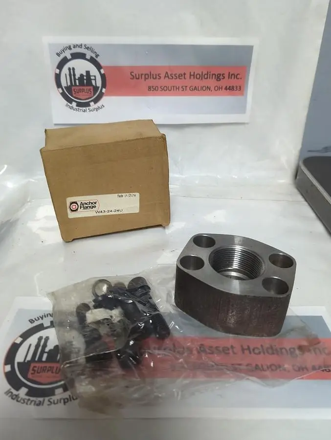 New | in-Stock ANCHOR FLANGE W43-24-24U Construction Equipment Parts Ohio US | Surplus Asset Holdings #1514678