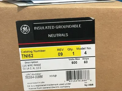 Used GENERAL ELECTRIC TN162 Terminal Blocks Ohio US | HGR 24 #1276943