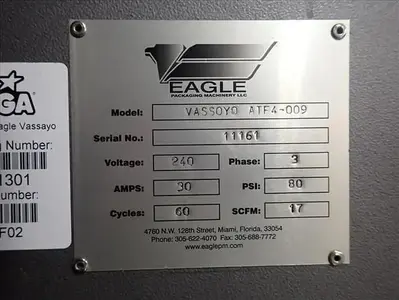 USED 2011 EAGLE VASSOYO ATF4-009