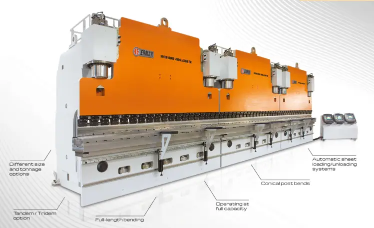 New | Build-to-Order ERMAKSAN HEAVY DUTY Press Brakes Ontario CA | FERRIC Machinery, Inc. #179549