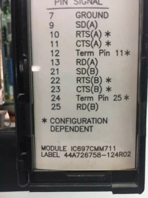 USED GE Fanuc IC697CMM711