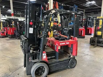 Used RAYMOND 4750C50S 4-Wheel Sit down Electric Counterbalance Forklifts Illinois US | Somerset Equipment Sales #1546143