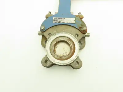 DeZurik Fig. KLS 3" Stainless Knife Gate Valve Lug Style Rising Stem Metal Seat