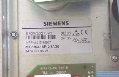 USED SIEMENS 6FC5303-1AF12-8AG0 SINUMERIK PUSH BUTTON PANEL