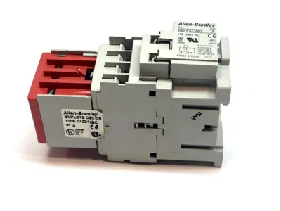USED ALLEN-BRADLEY GUARDMASTER SAFETY CONTACTOR 12A 120VAC