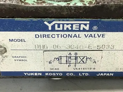 USED YUKEN DHG-06-3C40-E-5033