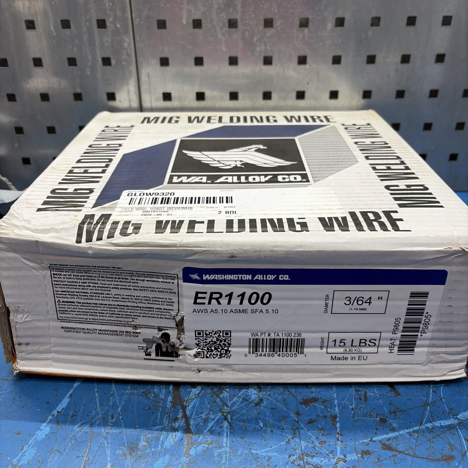 New | in-Stock WASHINGTON ALLOY ER1100 Cable & Wire Indiana US | J&J Industrial Supply #1362122