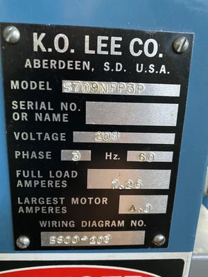 K.O. Lee 7″ x 14″ Hydraulic Feed Surface Grinder