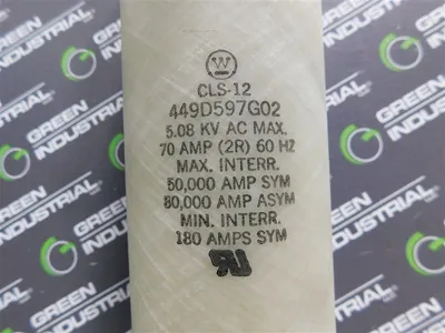 Westinghouse 449D597G02 Fuse 5.08 KVAC 70A(2R) 60Hz Used