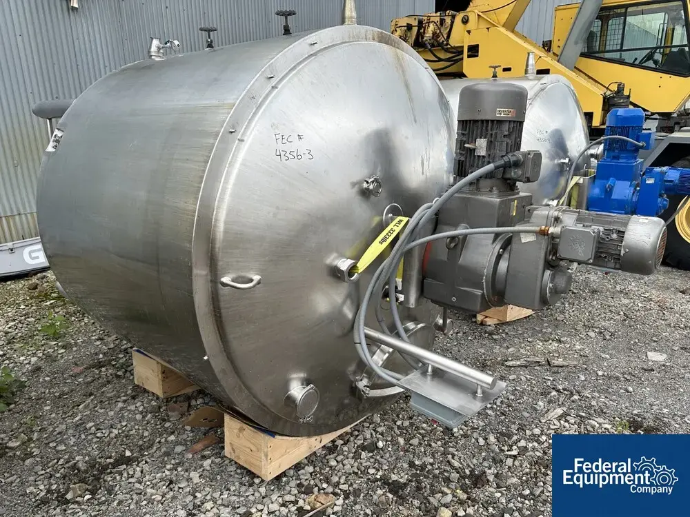 USED Walker 1,000 Gal Walker Twin Motion Processor Kettle, 316L S/S, 75#