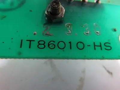 HITACHI SEIKI IT86010-HS Circuit Board From HT20S 2 CNC Functional Mach.
