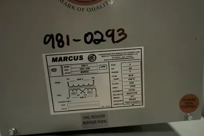 5 KVA 208V to 120V/240V Isolation Transformer