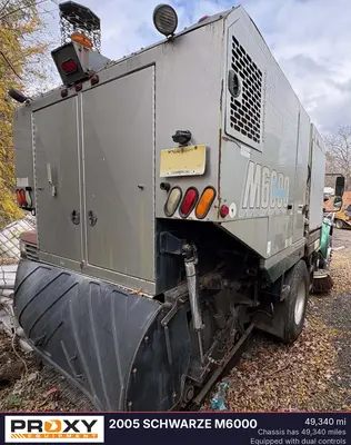 Used 2005 SCHWARZE M6000 Street Sweeper New Jersey US | Proxy Equipment #1385322