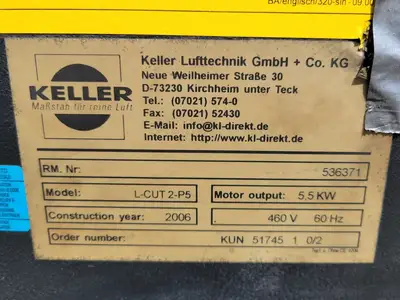 USED 2006 KELLER L-CUT 2-P5