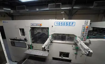 USED 2005 BRAUSSE 1050SEF 40” AUTOMATIC DIE CUTTER FOIL STAMPER