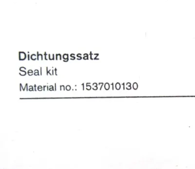 NEW REXROTH 1537010130 SEAL KIT