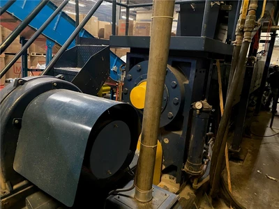10" To 6" AET Dual Diameter Extruder, 32"1 L/D, Vented Barrel