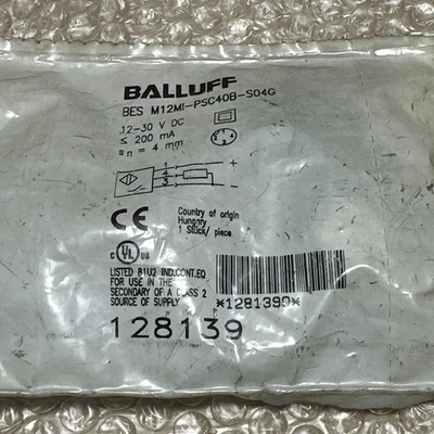 NEW Balluff BES M12MI-PSC40B-S04G