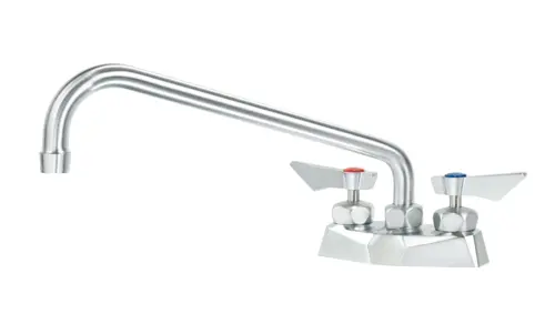 Krowne DX-312 Deck Mount Faucet w/ 12" Swing Spout - 4" Centers