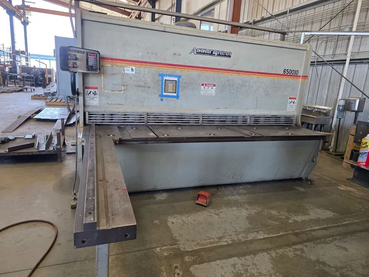 Used 2007 ACCURSHEAR 650010 Power Squaring Shears (Inch) California US | JPS International Inc #1359937