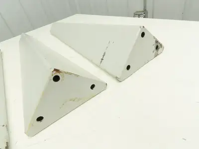 Omga Machine Base Table Legs 26-1/2" Long White Radial Arm Saw Set of 4