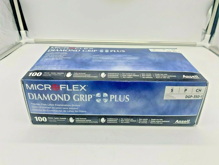 New | in-Stock ANSELL Microflex Diamond Grip SMALL  Powder-Free Apparel, Gloves, Lab Coats Arizona US | ASSET CONVERSION SPECIALISTS, INC. #320079