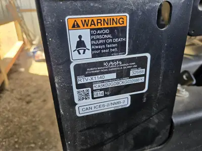 Used 2019 KUBOTA RTV-1140 Utility Vehicles California US | Ben Kaplan Equipment #1502560