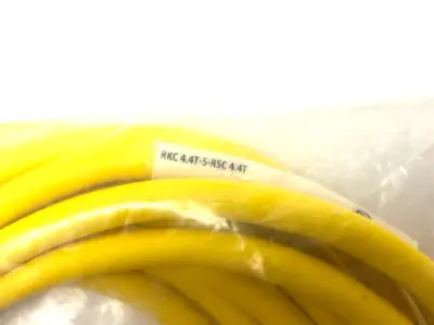 NEW TURCK EUROFAST DOUBLE ENDED CORDSET M12 M TO F