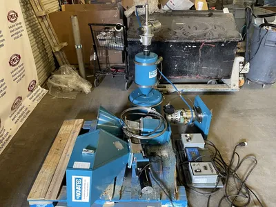 Novatec AF-1 Auger Color Feeder / Plastic Hopper w/ 2-1/2” Station Valve