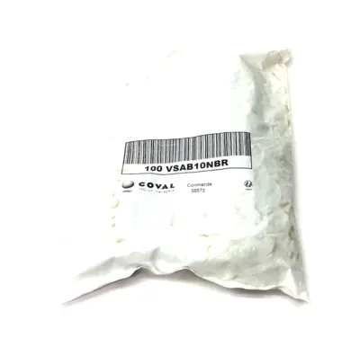 NEW COVAL BELLOWS SUCTION CUP, BLACK, 11MM DIAMETER, PKG OF 100