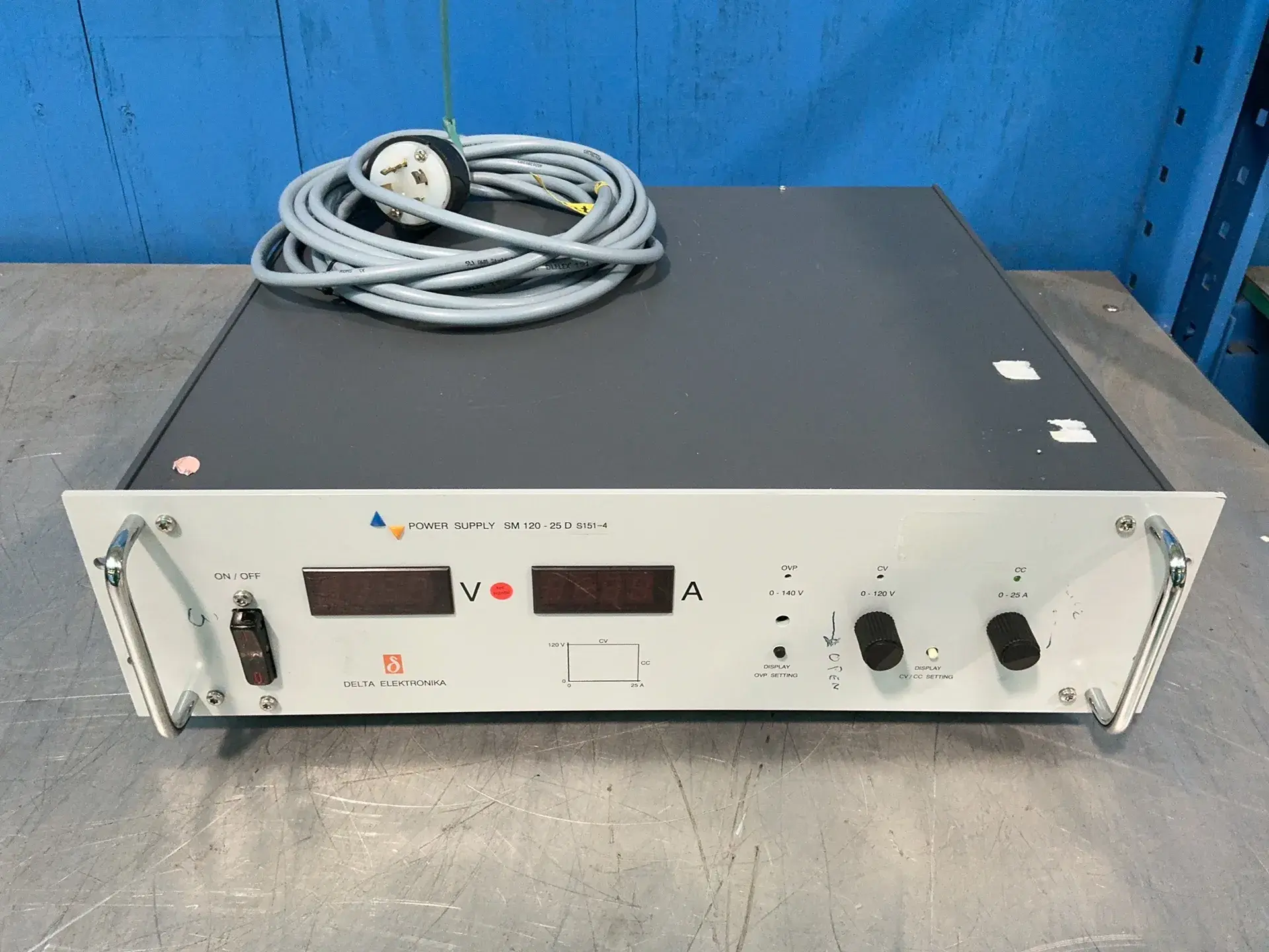 Used DELTA ELEKTRONICA SM 12025D DC Power Supplies Ohio US | HGR 24 #1335374