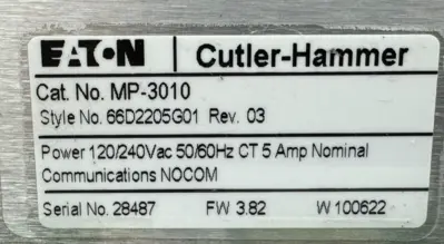 USED EATON CUTLER-HAMMER 66D2205G01
